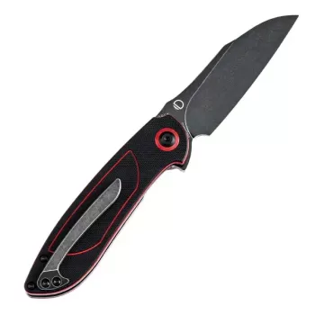 Нож Tenable Prometheus 14C28N - Black and Red G10
