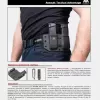 Държачи за пълнители и аксесоари - Двоен холдър от кайдекс ATA GEAR Double Pouch ver.1 за GLOCK 43X/ 48 Black