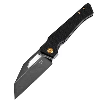 Сгъваем нож KANSEPT-EGRESS- Stonewashed 14C28N Black G10