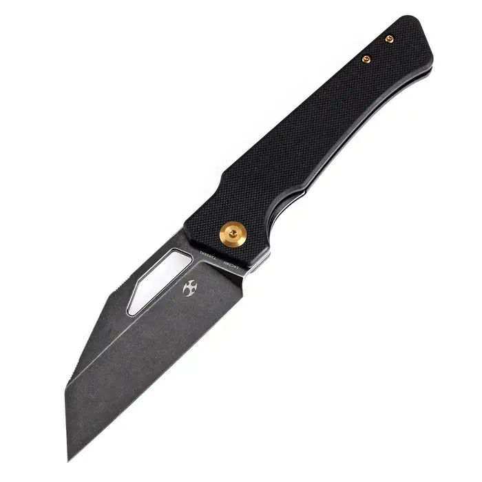 KANSEPT - Сгъваем нож KANSEPT-EGRESS- Stonewashed 14C28N Black G10