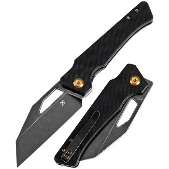 Сгъваем нож KANSEPT-EGRESS- Stonewashed 14C28N Black G10