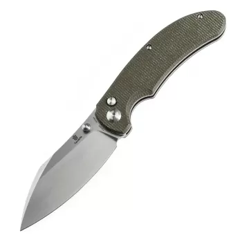 Сгъваем нож Tenable Nesstreet Green Micarta Satin 14C28N Blade
