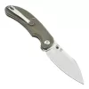 Tanable - Сгъваем нож Tenable Nesstreet Green Micarta Satin 14C28N Blade