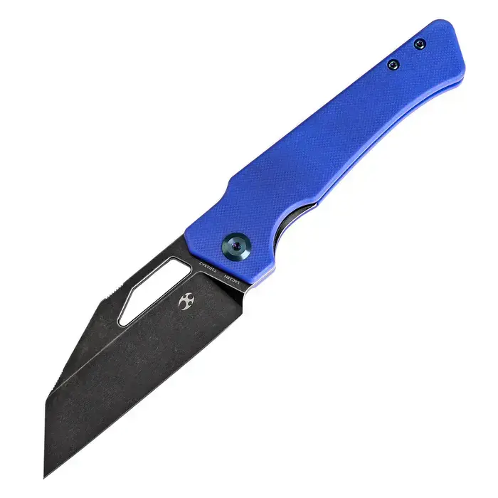 KANSEPT - Сгъваем нож KANSEPT-EGRESS- Stonewashed 14C28N Blue G10