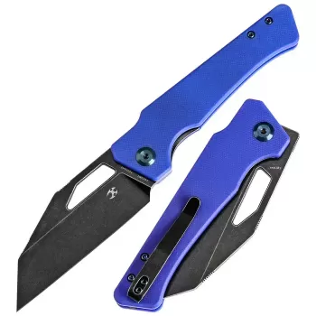 Сгъваем нож KANSEPT-EGRESS- Stonewashed 14C28N Blue G10