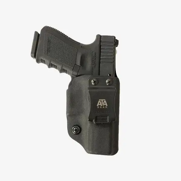 Кобури - Кайдекс кобур за вътрешно носене ATA GEAR Fantom ver.3 за GLOCK 17; 22 ; 47 Black и фенер Olight PL Mini 2;3/ Baldr RL / S  Направен за фенер Olight BALDR mini RL / S / BL ; Pl mini 2 /3  ; Dulotec G1 и G2 / Streemlight TRL 6