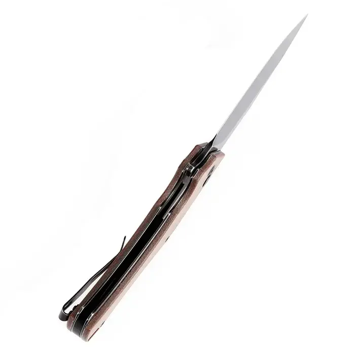 KANSEPT - Сгъваем нож KANSEPT - HELLX - D2 - Brown Micarta