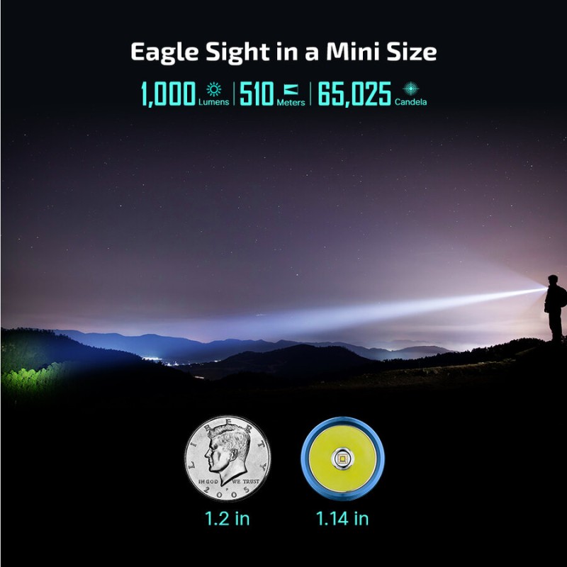 Фенери - Фенер Olight Baton Turbo 1000lm. Orange