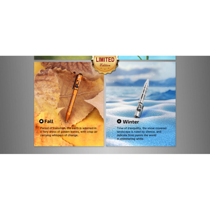 Тактически и подаръчни химикалки - Химикалки Olight - Open Mini 2 - комплект сезони