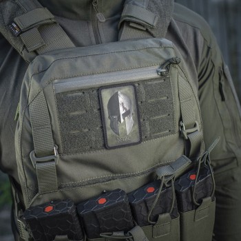 M-Tac patch Spartan Helmet Black - Cordura 500D