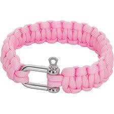 Тактическа гривна Paracord Pink Element Airsoft- Розова